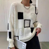 Pull Patchwork Élégant pour Confort et Chaleur