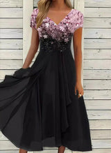 Robe de Soirée Élégante en Chiffon pour Femmes pour Occasions Spéciales