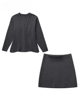 Elegantes Ensemble Blazer und Rock für Damen