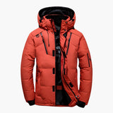 Herren Wintermantel mit abnehmbarer Kapuze – warm & funktionales Design
