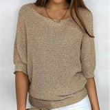 Pull femme confortable et polyvalent en tissu respirant