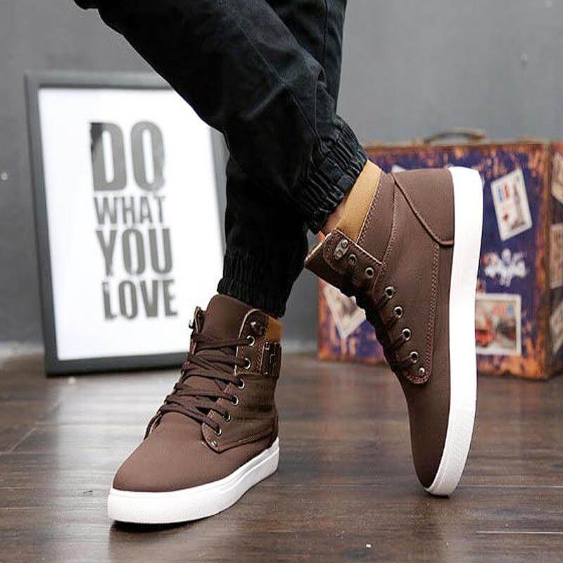 Casual mid-high boots for men – Comfortable and stylish sneakers