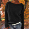 Weicher Herbstpullover aus Strick für Damen – Bequeme Weite Passform
