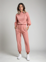 Damen-Entspannungsset – Bequemes zweiteiliges Set mit Pullover und Hose