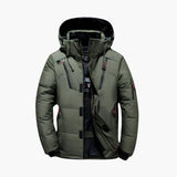 Herren Wintermantel mit abnehmbarer Kapuze – warm & funktionales Design