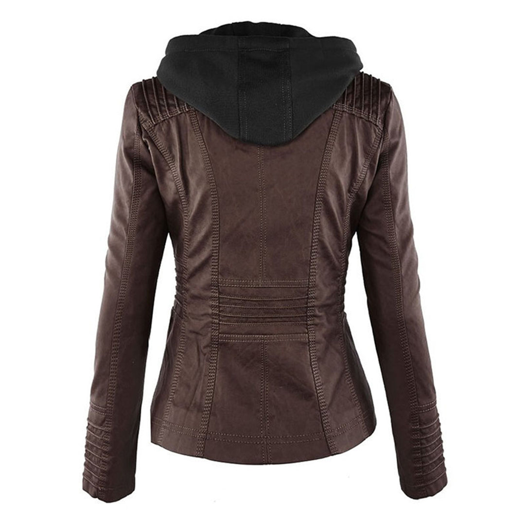Damenjacke mit Reißverschluss und Kapuze – Moderner Stil & Elegante Details