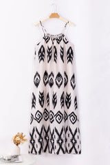 Elegantes Aztekisches Sommerkleid mit asymmetrischem Saum