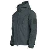 Softshell-Jacke Herren Outdoor – Taktisches Design mit Kapuze