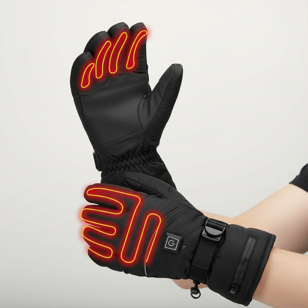Beheizbare Winterhandschuhe – Wiederaufladbar & Kompatibel mit Touchscreen