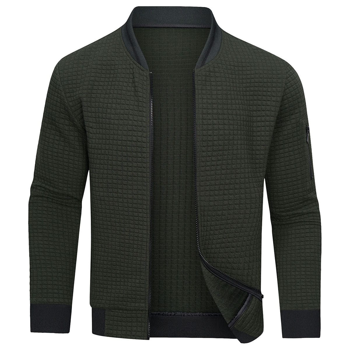 Moderne Herrenjacke mit Reißverschluss – Leichte, bequeme Jacke für den Alltag