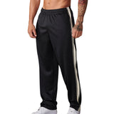 Herren-Jogginghose – Sporthose mit geradem Schnitt und Seitenstreifen