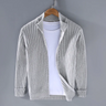 Gilet en coton de luxe avec col roulé et fermeture éclair-mezam.fr