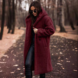 Langer warmer Mantel für Damen Herbst – Weich, elegant und bequem