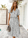 Robe Midi Élégante d'Été pour Femmes