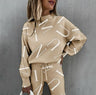 Damen-Loungewear-Set – Weiches zweiteiliges Set mit Sternenmuster