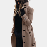 LuxeAllure - Warmer Trenchcoat für Damen