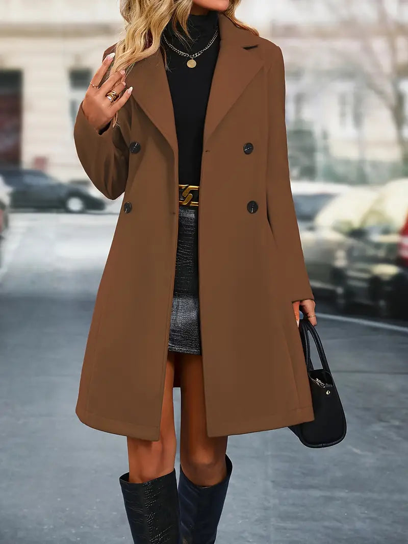 Manteau d'Hiver Réversible Femme - Deux Styles en Un
