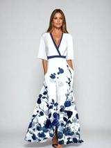 Elegantes Blumenkleid mit bequemer Passform