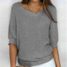 Pull femme confortable et polyvalent en tissu respirant