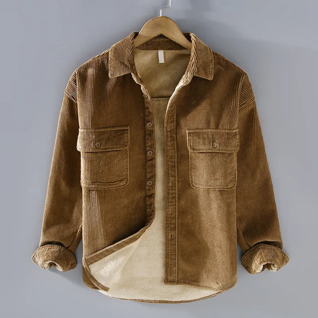 Chemise Matelassée Homme avec Doublure Polaire