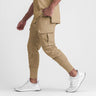 Herren Cargo Jogginghose – Bequeme Hose mit Taschen und konischem Schnitt