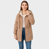Teddyjacke Damen mit Kapuze – Weich, Warm & Bequemes Design