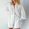 Sommerensemble Zweiteilig Damen Bluse und Shorts