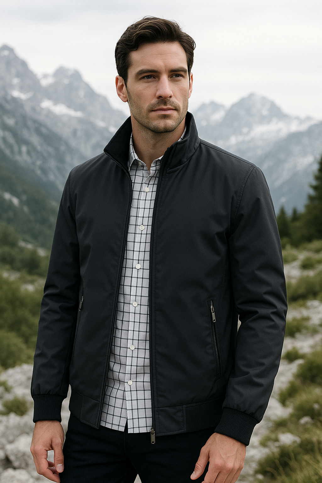 Veste d'été coupe-vent et élégante pour hommes