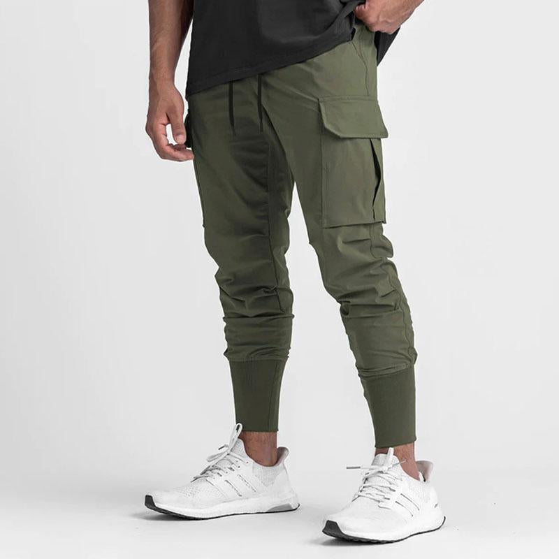 Herren Cargo Jogginghose – Bequeme Hose mit Taschen und konischem Schnitt