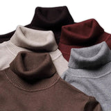 Pull Col Roulé Homme en 100% Laine - Confortable et Intemporel