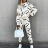 Damen-Loungewear-Set – Weiches zweiteiliges Set mit Sternenmuster