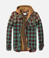 Veste à Carreaux avec Capuche pour Toutes Occasions