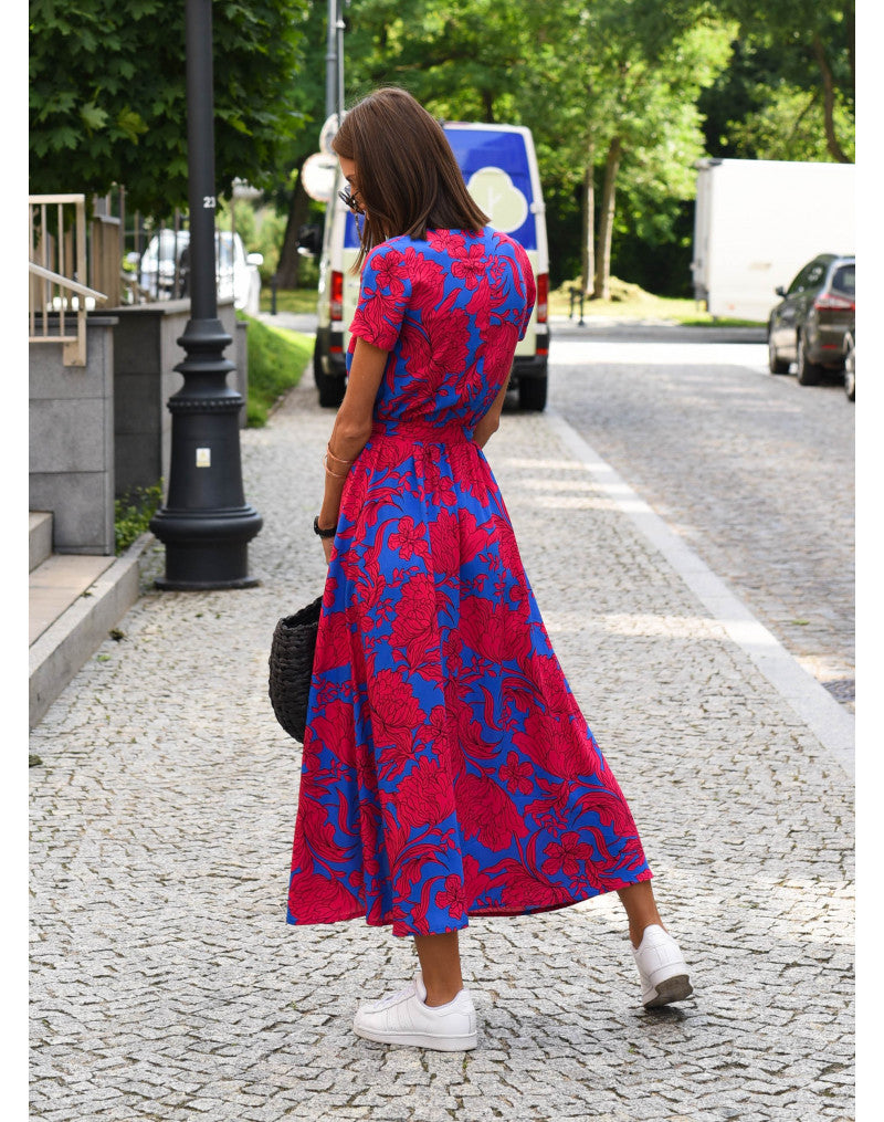 Bequemes Sommerkleid mit atmungsaktivem Design