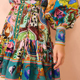 Bequemes kurzes Kleid mit langen Ärmeln - Elegant und stilvoll