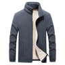 Herren-Fleecejacke – Weich und warm mit Stehkragen und Reißverschluss