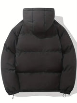 Unisex gesteppter Wintermantel – Warme Daunenjacke mit Kapuze