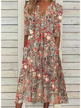 Elegantes Sommerkleid mit Bequemer Bauchbedeckung