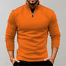 Pull Chaud Homme avec Fermeture Éclair et Col Bas