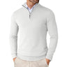 Herrenpullover mit halbem Reißverschluss – Klassischer Pullover mit modernem Schnitt