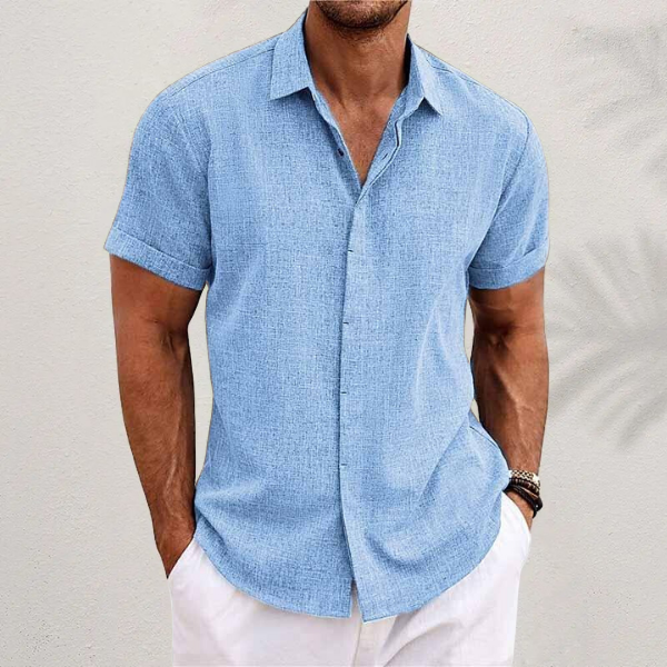 Chemise Décontractée à Boutons pour Hommes