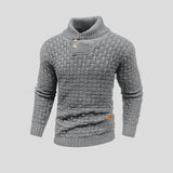 Herren Strickpullover – Warmer Pullover mit Kragen und klassischem Design