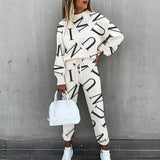 Damen-Loungewear-Set – Weiches zweiteiliges Set mit Sternenmuster