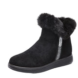 Warm Winter Boots for Women – Fur-Lined Ankle Boots with Non-Slip Sole