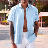 Chemise Décontractée à Boutons pour Hommes