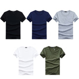 T-shirt Homme Col V Ajusté