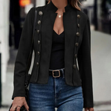 Eleganter Damenmantel mit Wildlederoptik – Bequem für Herbst und Winter