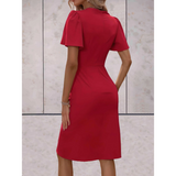 Elegantes Wickelkleid für schicke und festliche Anlässe