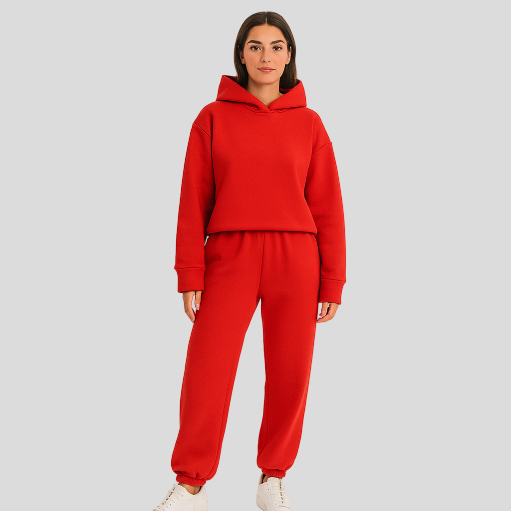 Damen-Loungewear-Set – Bequemer Hoodie und Hose