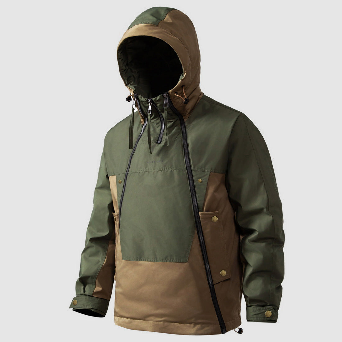 Herren Winterjacke Outdoor – Warmer Wasserdichter Anorak mit Kapuze