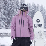Veste de ski et snowboard unisexe – Manteau d’hiver avec capuche et ventilation